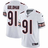 Nike Chicago Bears #91 Eddie Goldman White NFL Vapor Untouchable Limited Jersey,baseball caps,new era cap wholesale,wholesale hats
